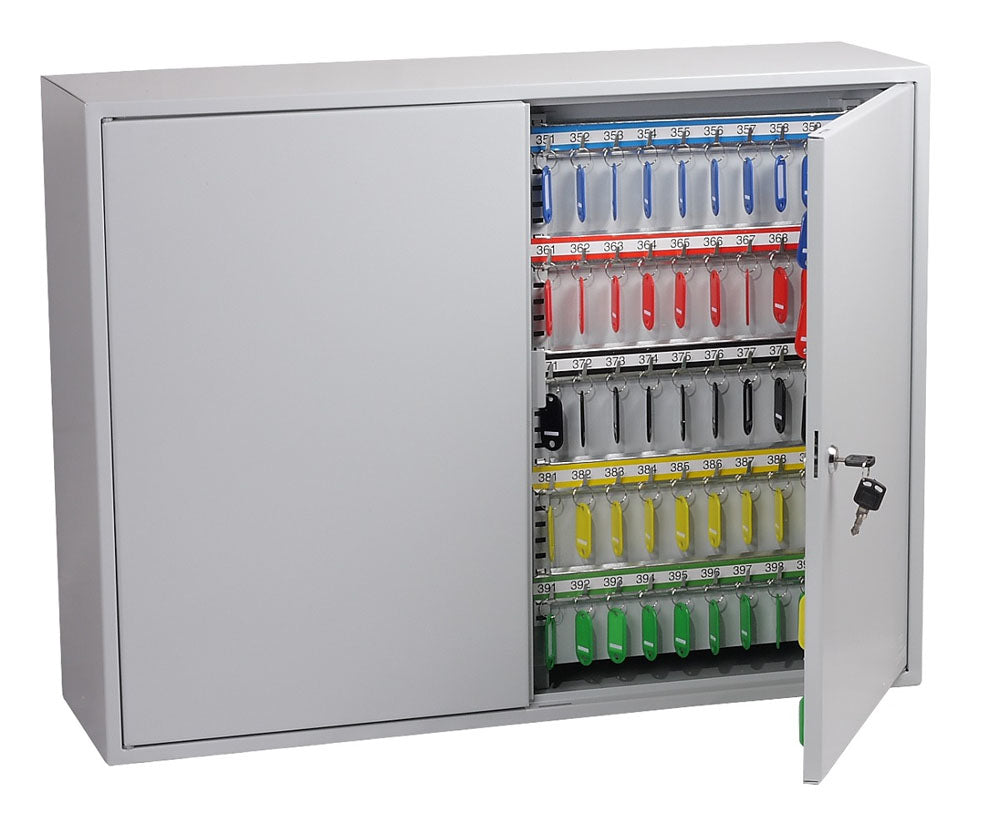 Phoenix Safe Co. Phoenix KC0607K – Schlüsselschrank, für 600 Schlüssel, Zylinderschloss, Grau, 730 × 205 × 550 mm