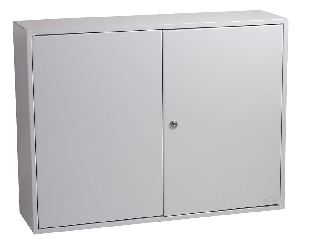 Phoenix Safe Co. Phoenix KC0607K – Schlüsselschrank, für 600 Schlüssel, Zylinderschloss, Grau, 730 × 205 × 550 mm
