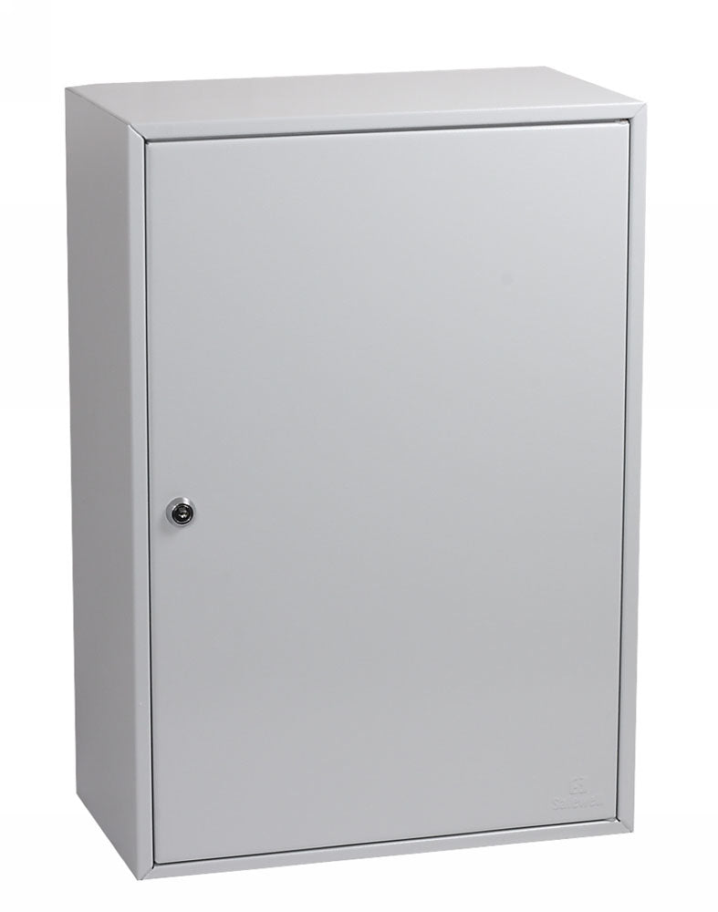 Phoenix Safe Co. KC0604K – Schlüsselschrank für 200 Schlüssel, Zylinderschloss, Grau, 380 × 140 × 550 mm