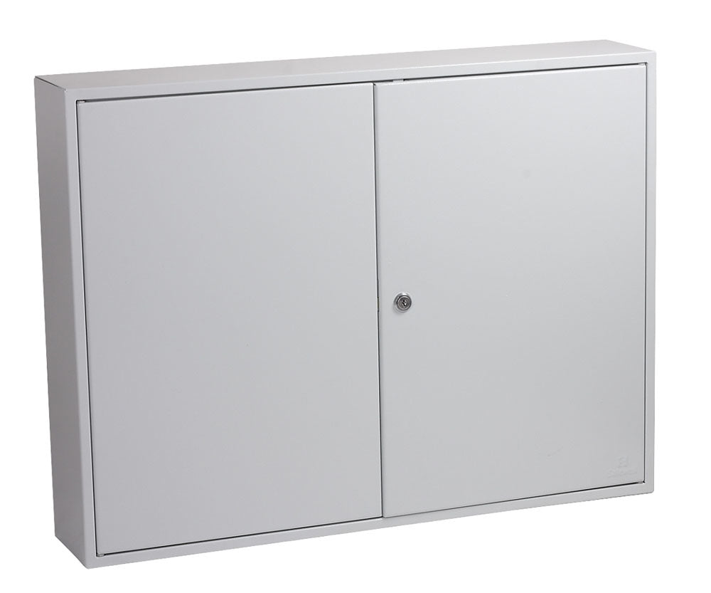 Phoenix Safe Co. Phoenix KC0606K – Schlüsselschrank für 400 Schlüssel, Zylinderschloss, Grau, 730 × 140 × 550 mm