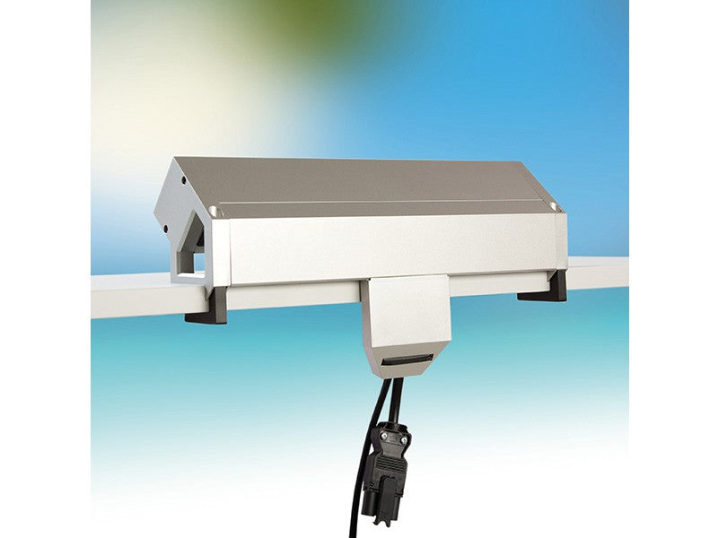 Bachmann DESK2 Tischsteckdosenleiste, verdeckte Kabelführung, 170×100×25 mm – Grau