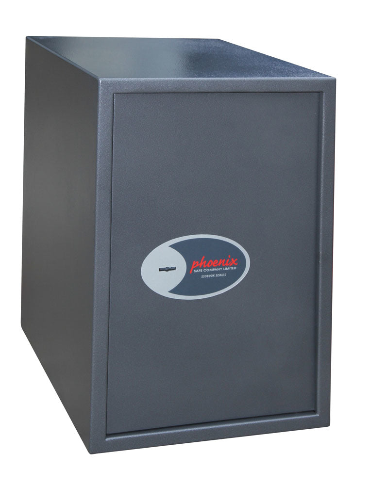 Phoenix Safe Co. Phoenix Tresor Vela SS0805K – Schlüsselschloss – 88 l – Einbruchschutz – Boden-/Wandmontage – Graphit