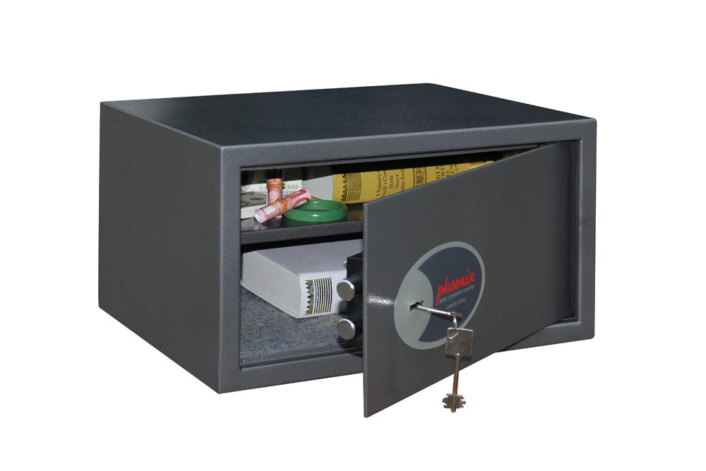 Phoenix Safe Co. Phoenix Tresor Vela SS0803K – Schlüsselschloss – 34 l – Boden-/Wandmontage – Graphit
