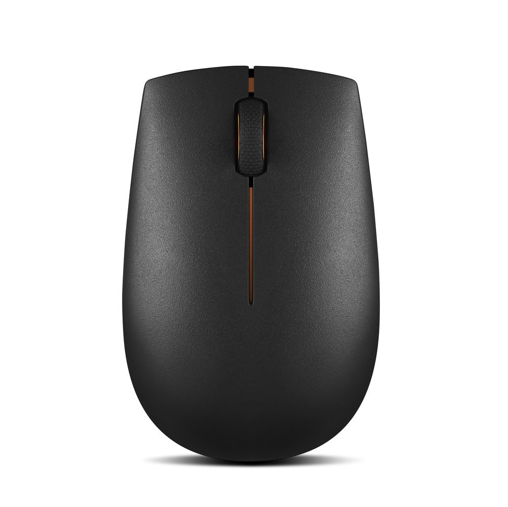 Lenovo 300 Wireless Kompakte Maus A – Maus – Kabellos (2,4 GHz), Beidhändig, Schwarz