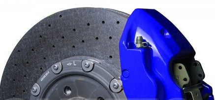 FOLIATEC Emaillelackierung für Bremssättel – Blau, glänzend – Set mit Zubehör – für Metall