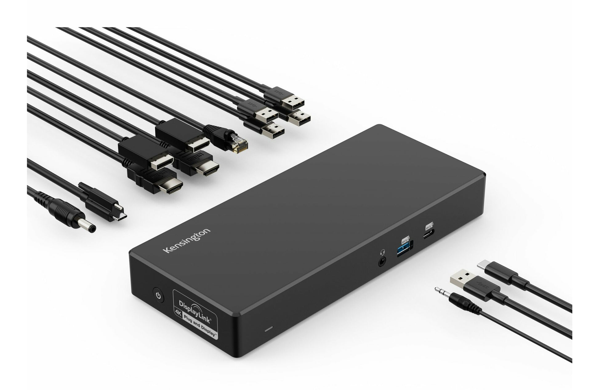 Kensington SD4781P Dockingstation – USB-C, 2× DP, 2× HDMI, 5× USB-A, 100 W PD, GbE, für Windows/Mac/ChromeOS