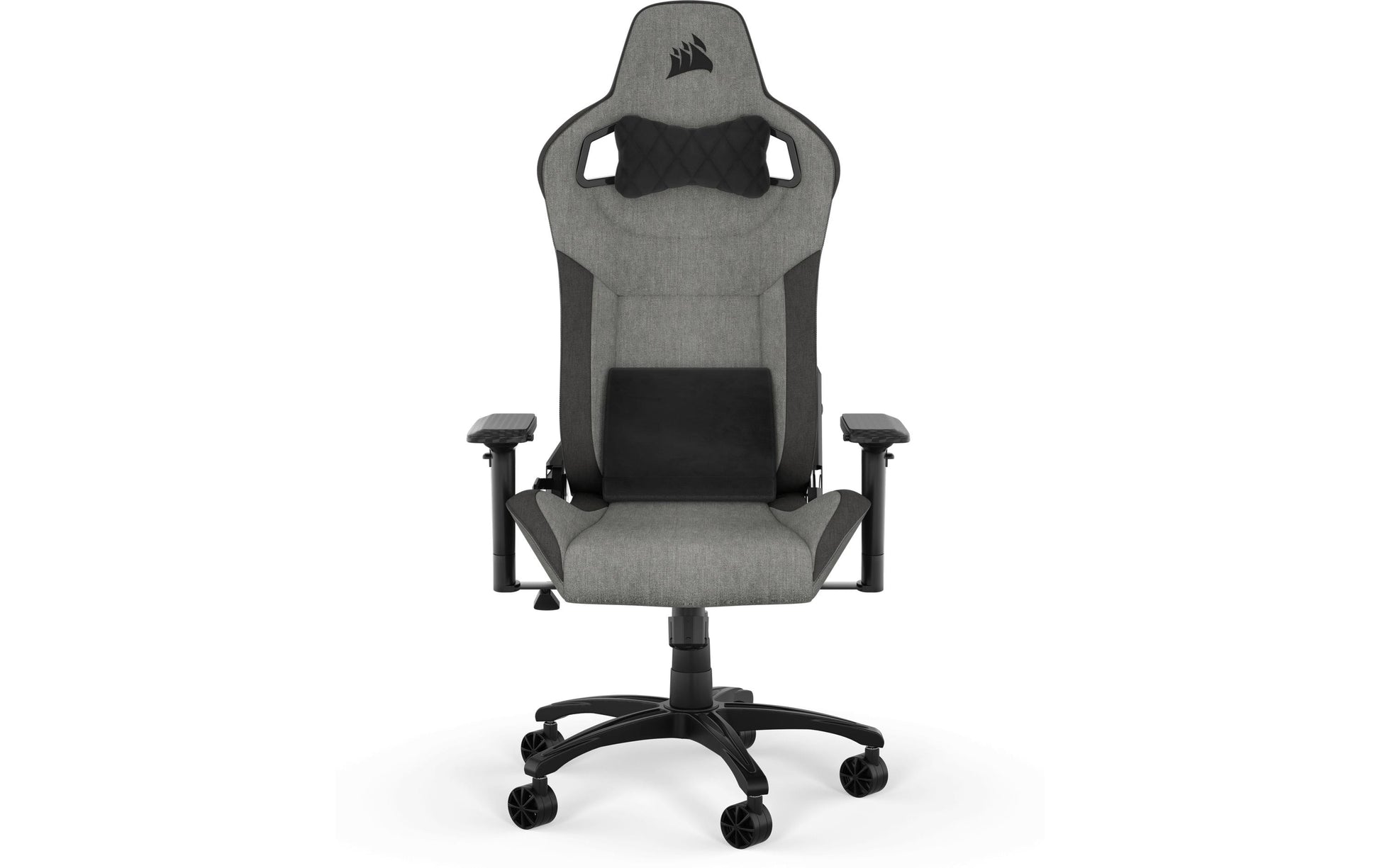 Corsair Gamingstuhl T3 Rush 2023 – Sitzhöhe 48–58 cm, 120 kg, Anthrazit/Grau