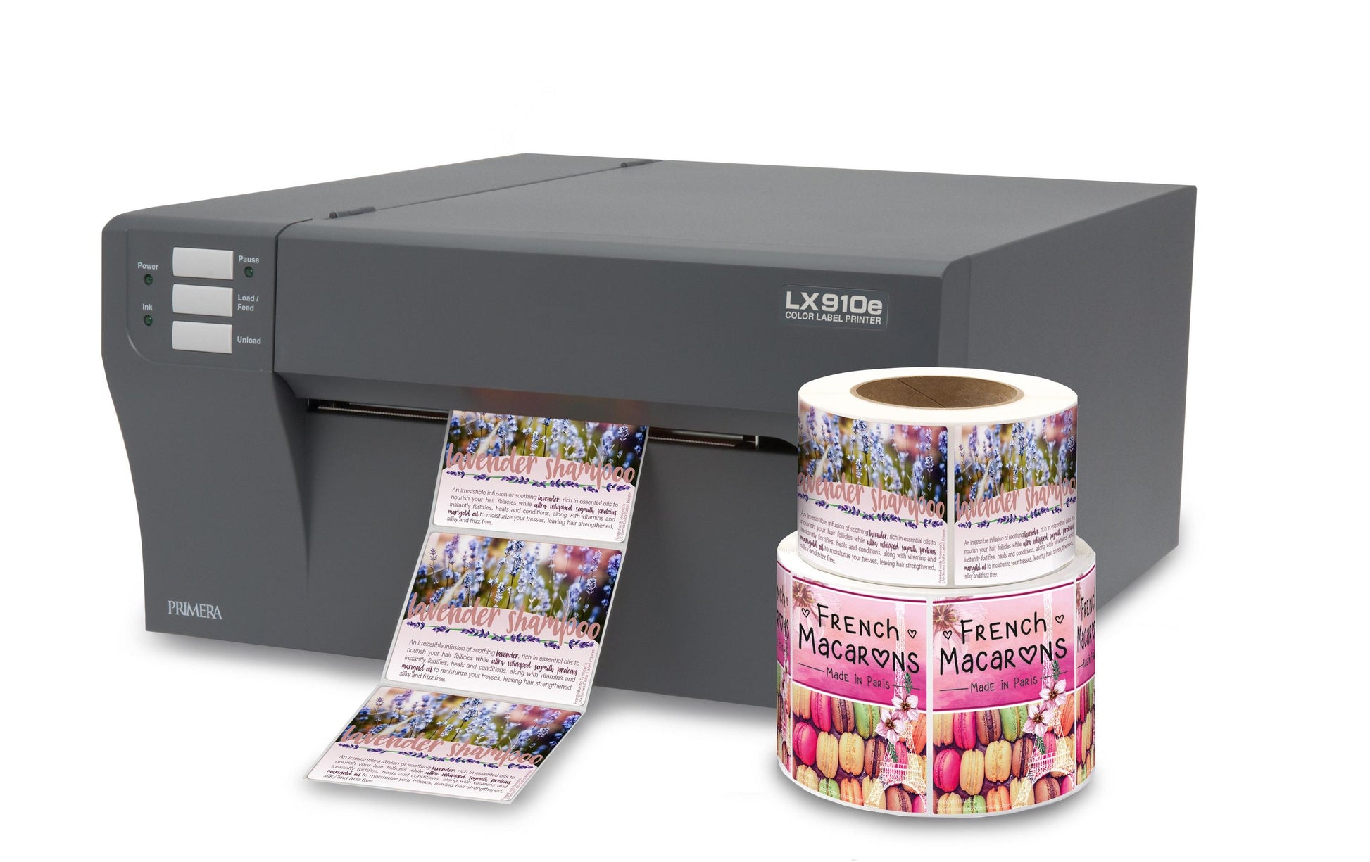 PRIMERA LX910e – Farb-Etikettendrucker (Tintenstrahl), 4'800×1200 dpi, 114 mm/s, USB