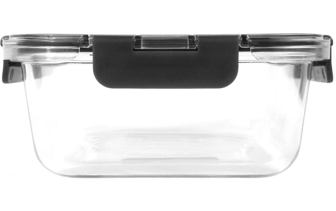 Zyliss Vorratsdose 370 ml, 640 ml, 1,05 l, 1,52 l, 4-teilig, Tritan/Polypropylen (PP), transparent/schwarz