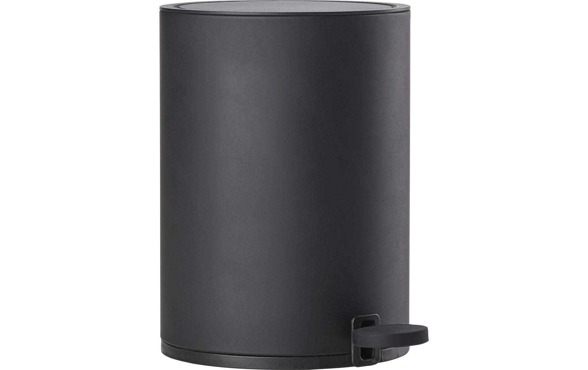 Zone Denmark Papierkorb – 3 l – Stahl, Schwarz – Ø 181 × H 263 mm