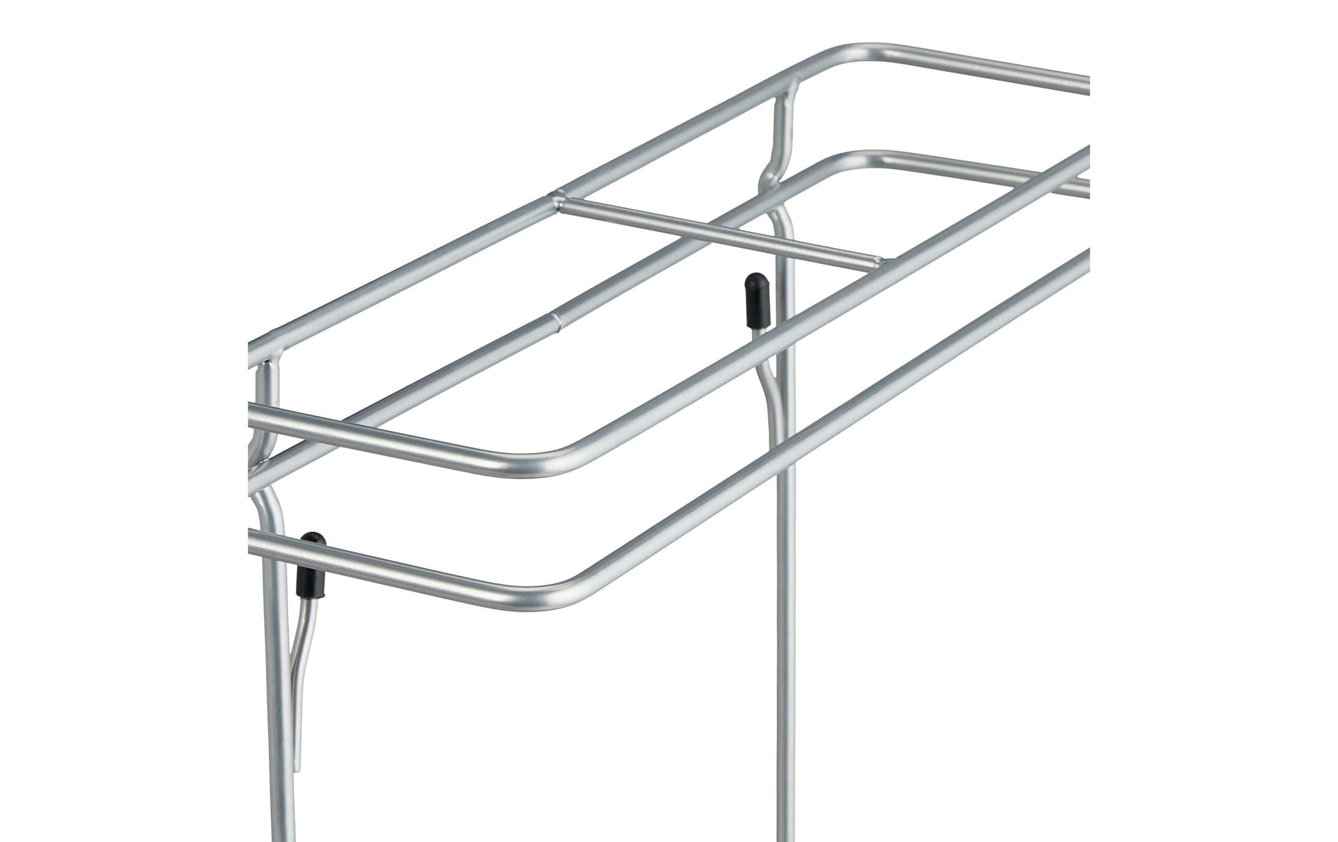 Relaxdays Schirmständer – Stahl, Silber, 30,5 × 15 × 54 cm