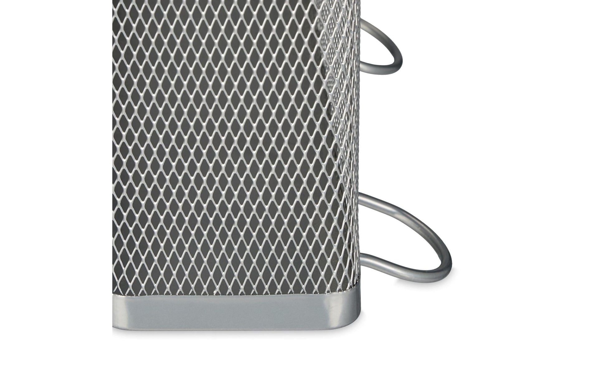 Relaxdays Schirmständer – Stahl, Silber, 30,5 × 15 × 54 cm