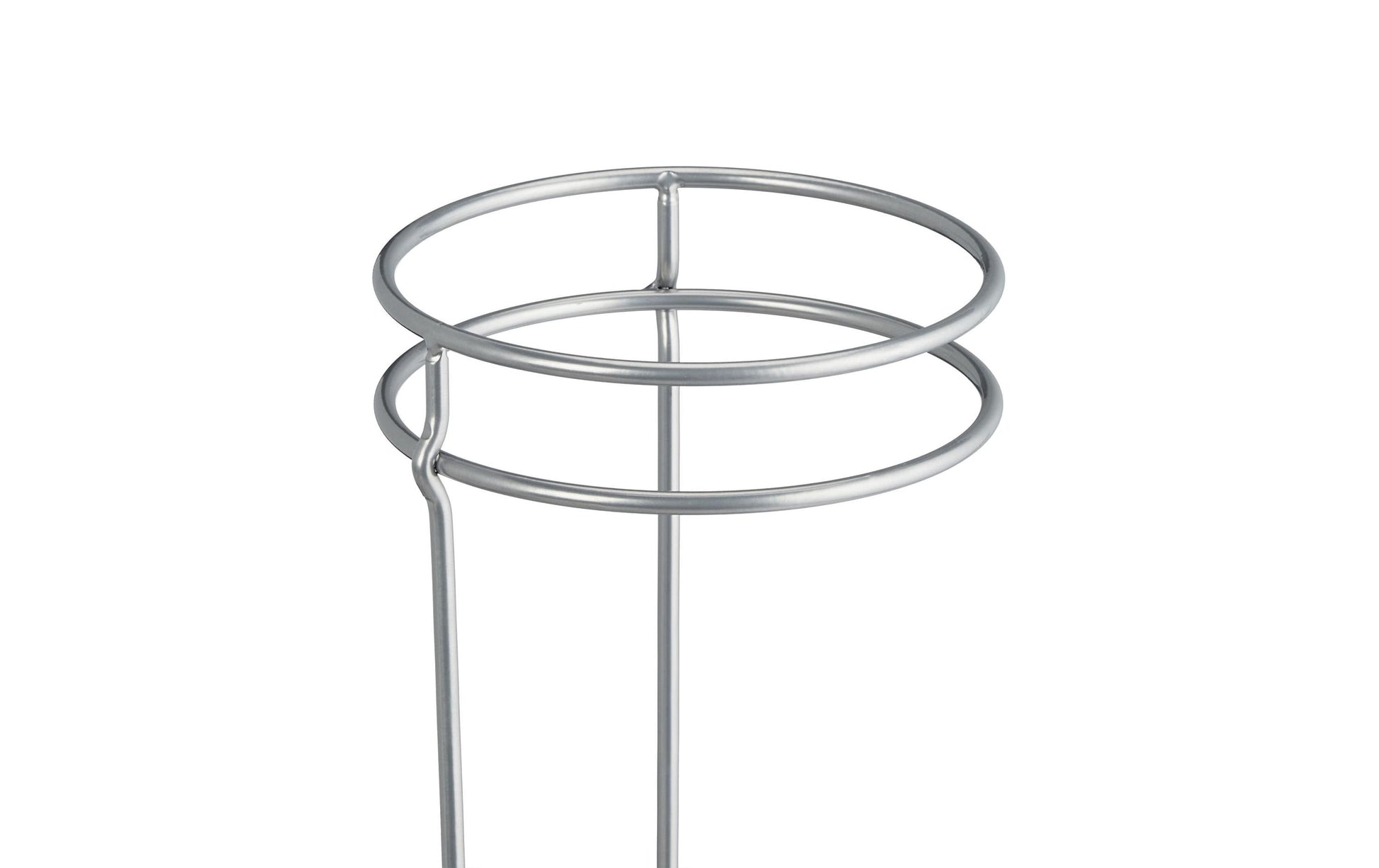 Relaxdays Schirmständer – Stahl, Silber, Ø 16 × 52,5 cm