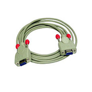 Lindy DB9 weiblich-zu-weiblich Nullmodem-Kabel – 5 m, 9-polig, Crossover, geschirmt