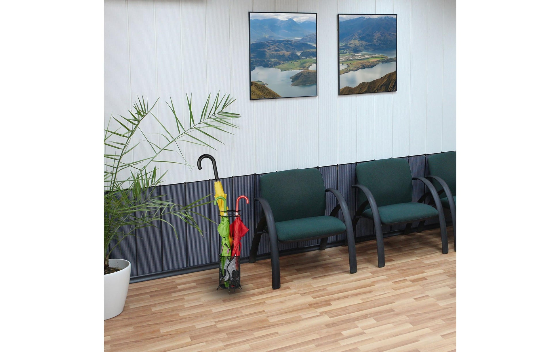 Relaxdays Schirmständer – Stahl, Schwarz, Ø 16 × 52,5 cm