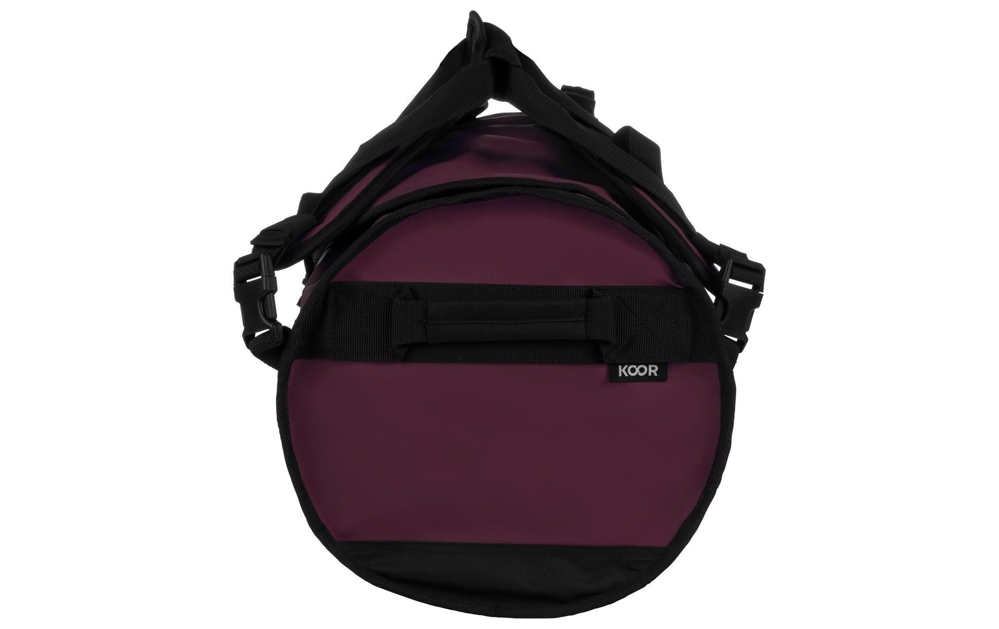 KOOR Sporttasche Sooma – 30 l, aus rPET, dunkelrot, 30,5 × 40 × 50 cm