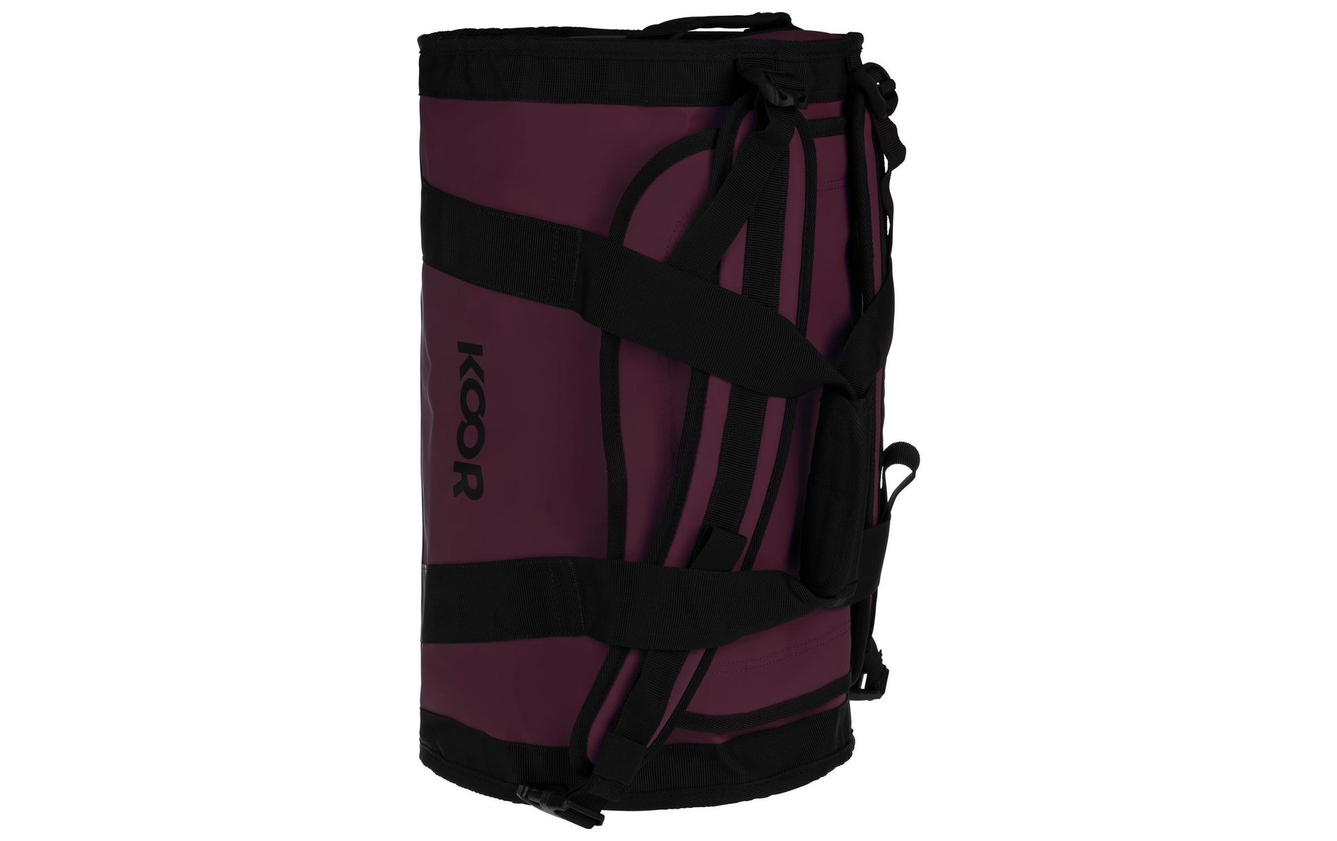 KOOR Sporttasche Sooma – 30 l, aus rPET, dunkelrot, 30,5 × 40 × 50 cm