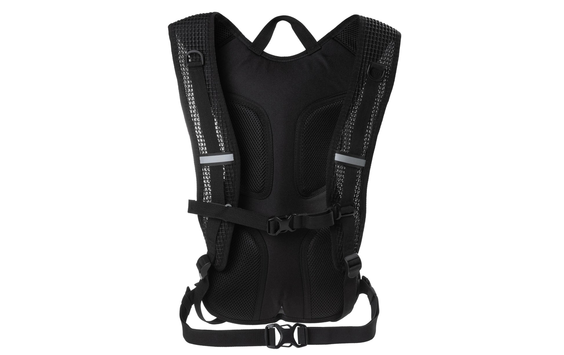KOOR Sportrucksack F01607 – 6 l, wasserfest, mit Reflektoren, Nylon – schwarz, 300 × 470 × 200 mm