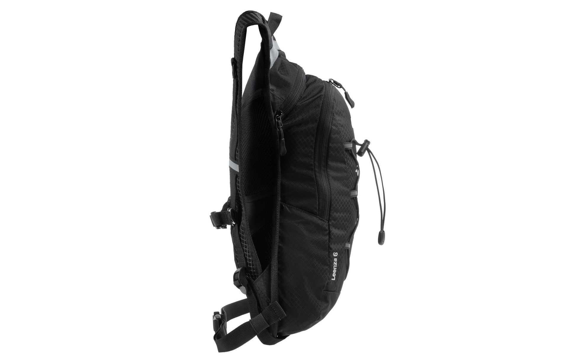 KOOR Sportrucksack F01607 – 6 l, wasserfest, mit Reflektoren, Nylon – schwarz, 300 × 470 × 200 mm