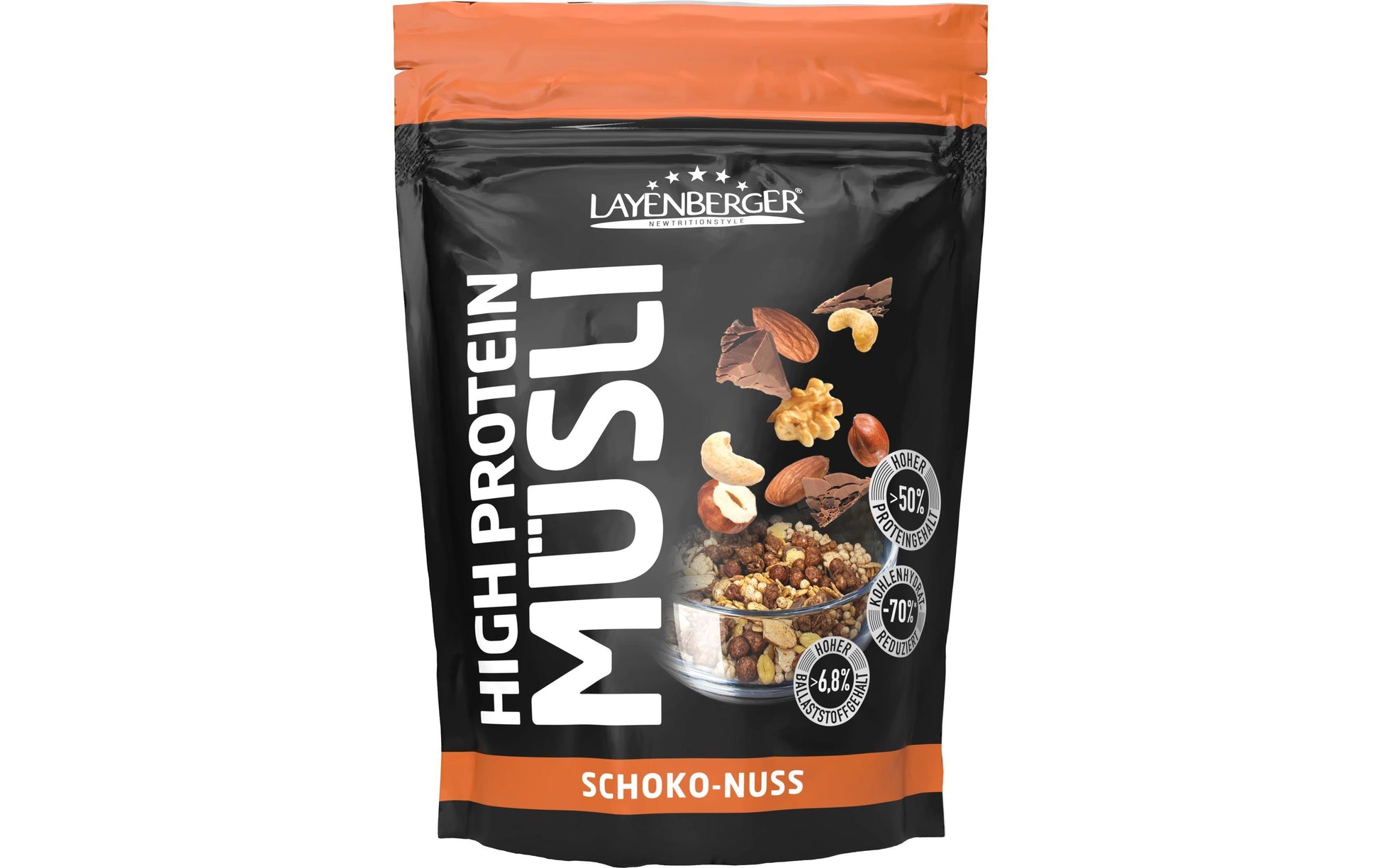 Layenberger Nutrition Group Layenberger 3K Protein-Müsli – Schoko-Nuss – 390 g