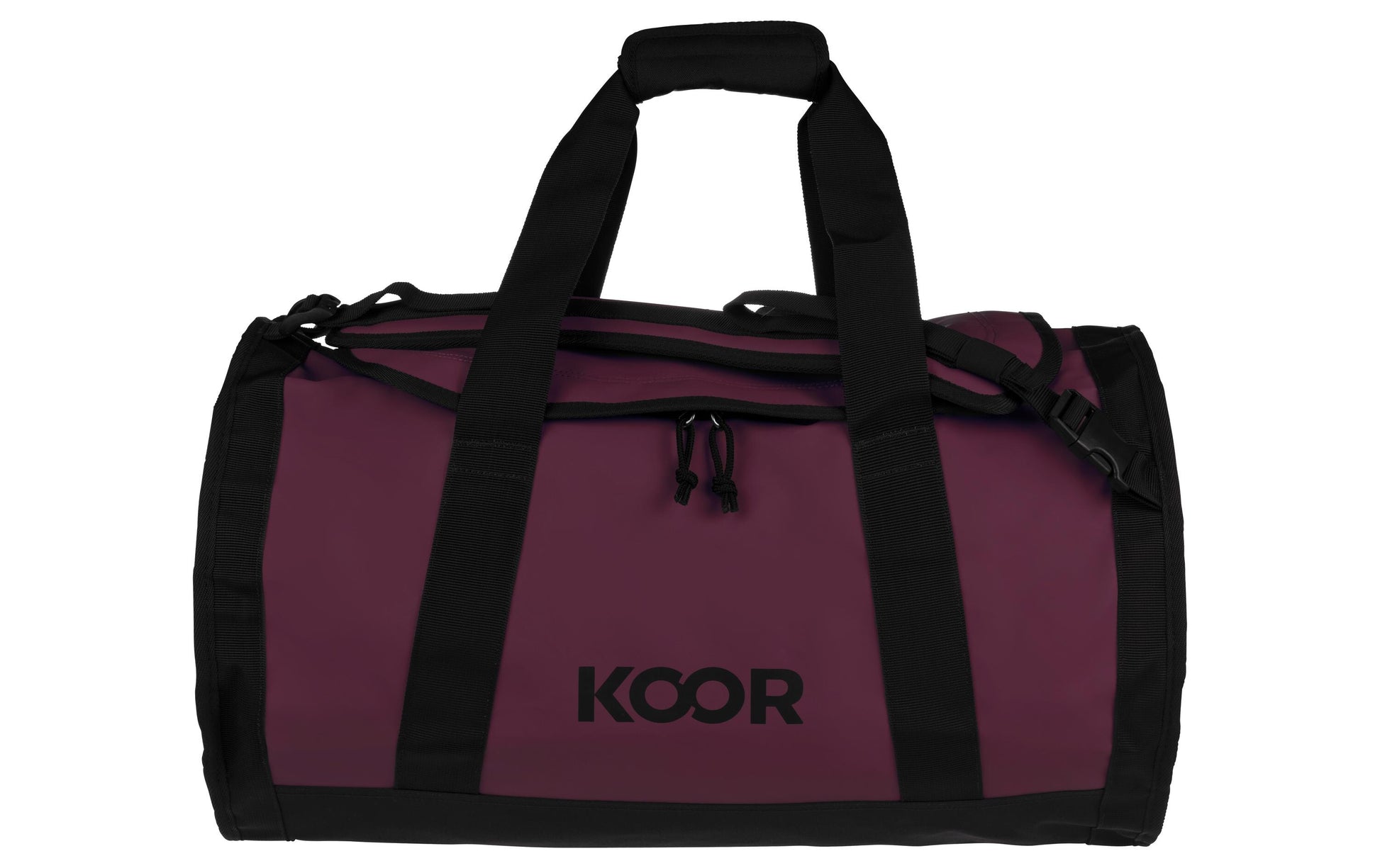 KOOR Sporttasche – 50 l, aus rPET, dunkelrot, 37 × 40,5 × 60,5 cm