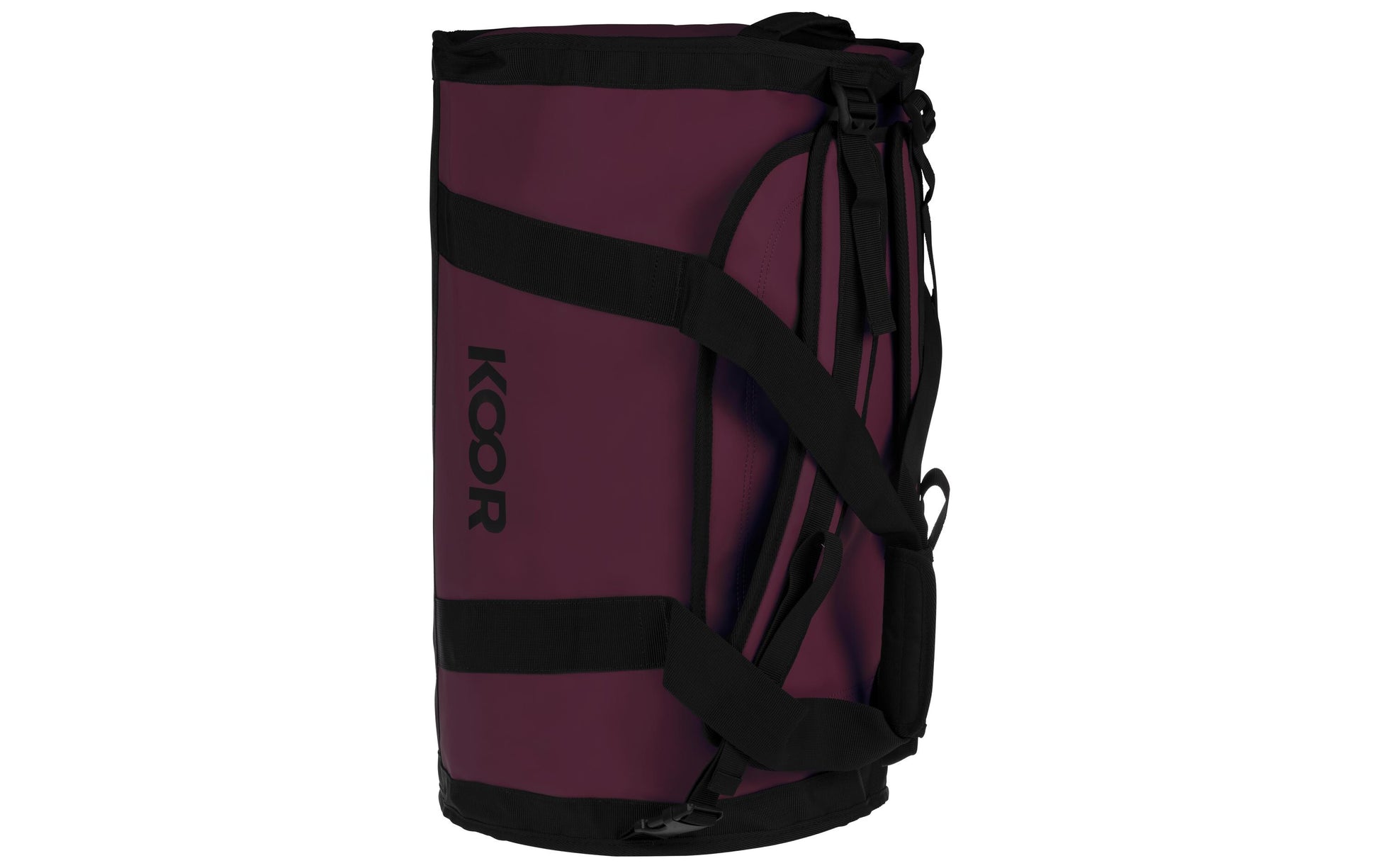 KOOR Sporttasche – 50 l, aus rPET, dunkelrot, 37 × 40,5 × 60,5 cm