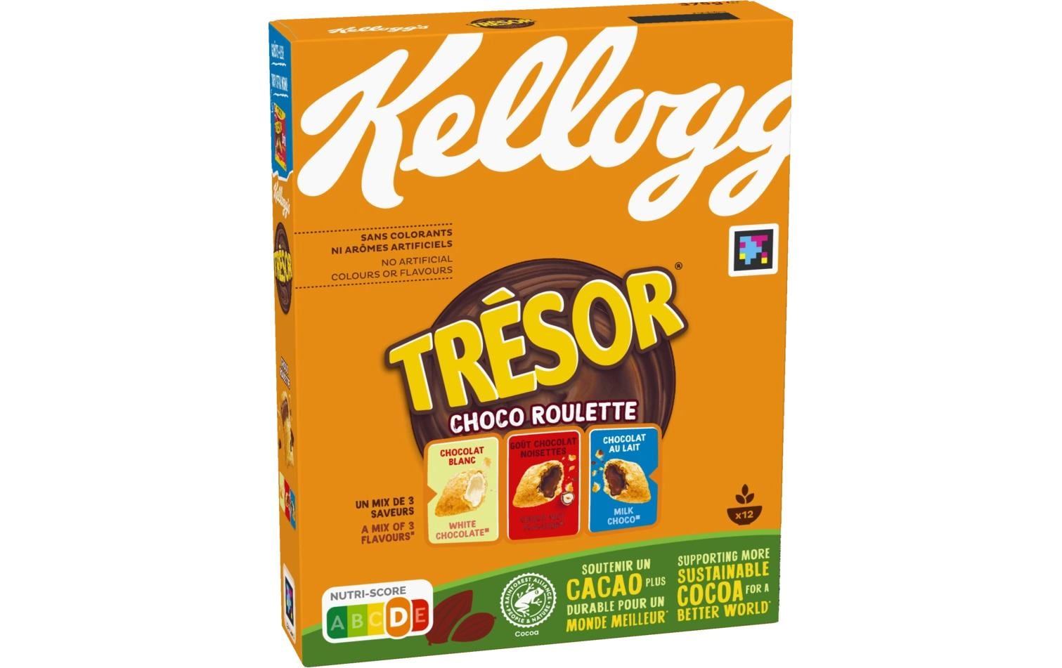 Kellogg Company Kellogg's Tresor Roulette Cerealien, Schokolade – 375 g