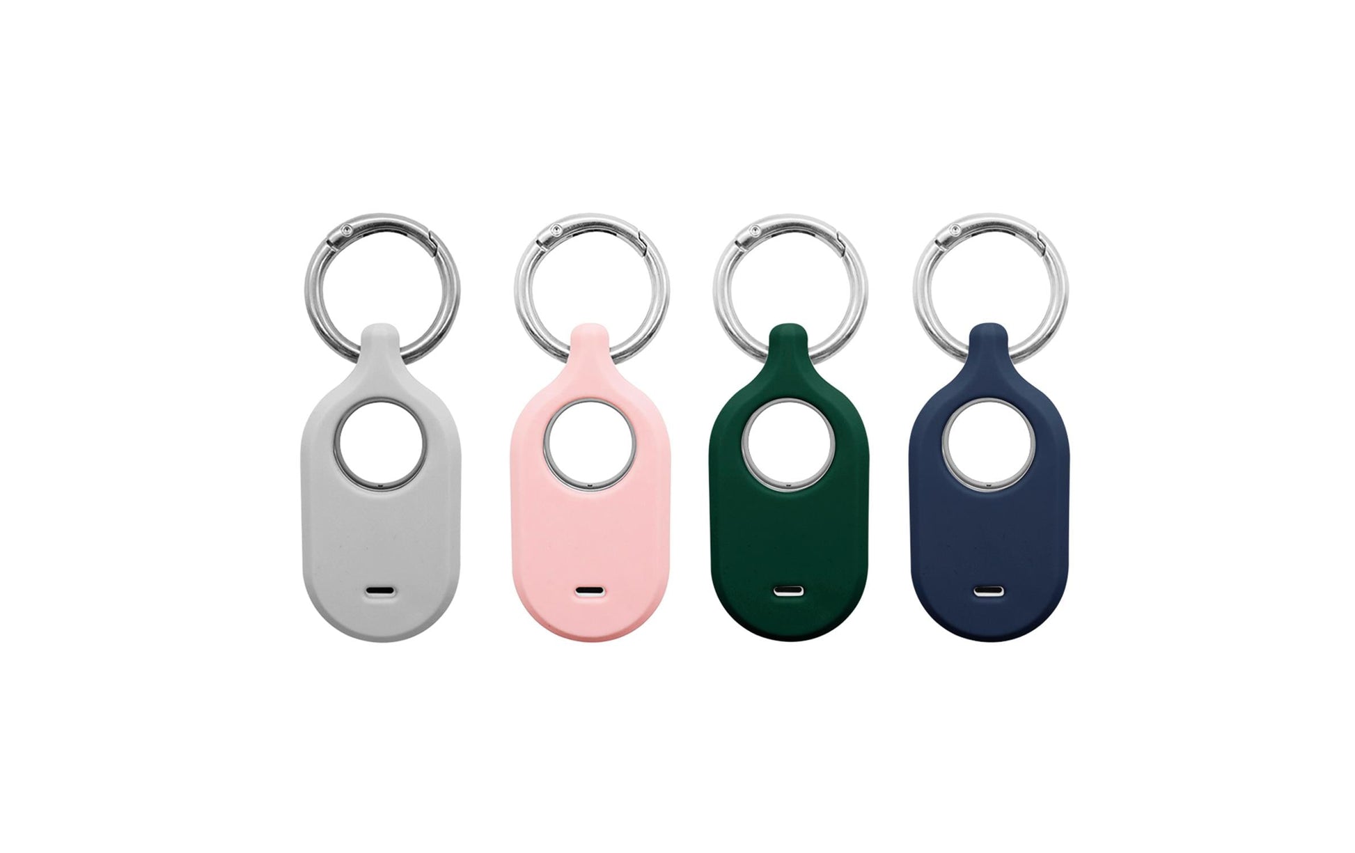 4smarts Silikonhüllen-Set – Hülle – für Samsung Galaxy SmartTag2 – 4er Pack – Blau/Grün/Pink/Weiss