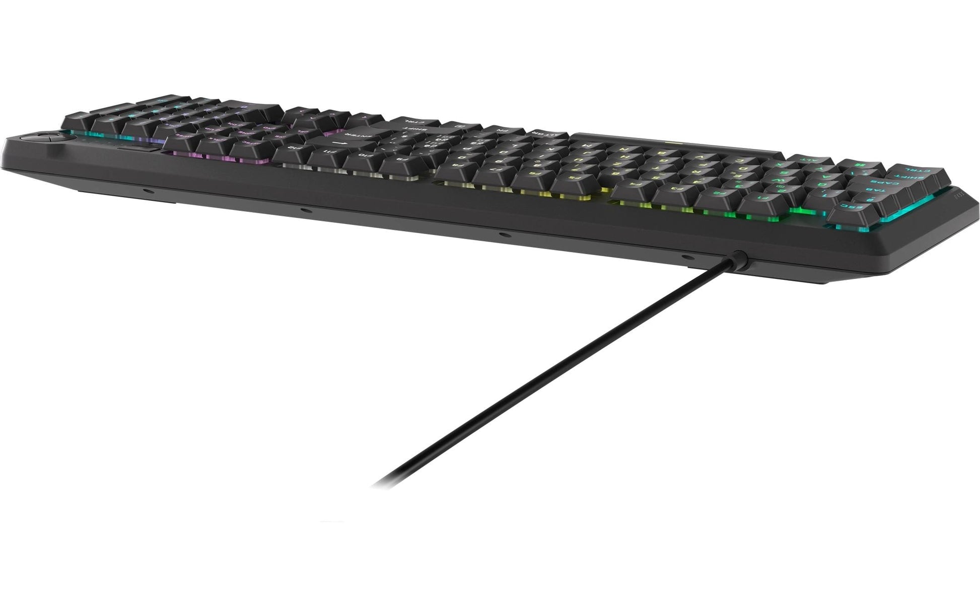 Corsair K55 CORE RGB – Gaming-Tastatur – Mechanisch, RGB – Kabelgebunden, USB-A – QWERTZ (CH) – Schwarz