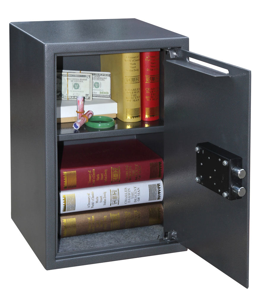 Phoenix Safe Co. Phoenix Einwurf-Tresor VELA HOME/OFFICE SS0804KD – Schlüsselschloss – 51 l – Boden-/Wandmontage – Graphitgrau