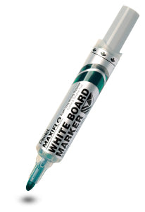 Pentel Whiteboard-Marker Maxiflo MWL5M – Konische Spitze 6 mm – Grün – Trocken abwischbar