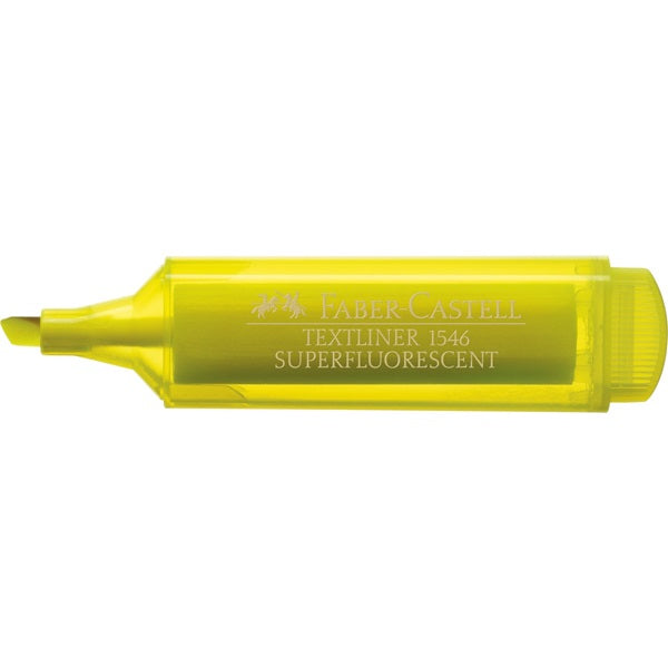 Faber-Castell Textmarker Gelb – Keilspitze, 1–5 mm, nachfüllbar