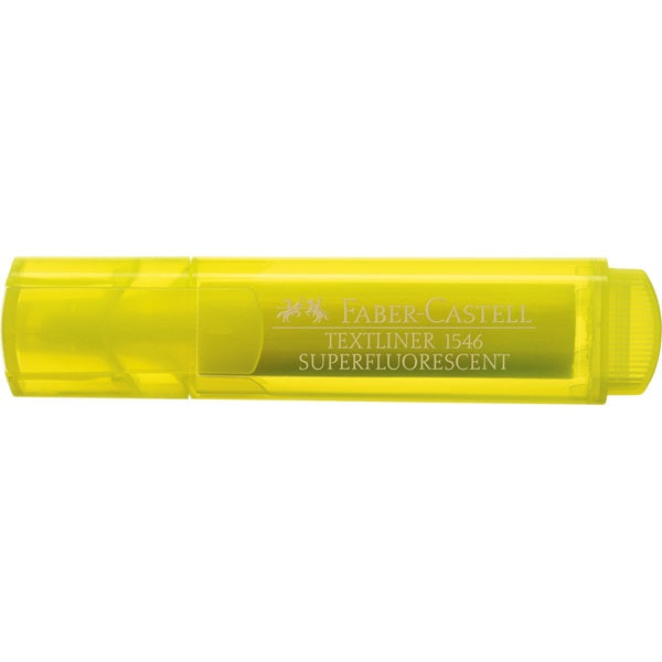 Faber-Castell Textmarker Gelb – Keilspitze, 1–5 mm, nachfüllbar