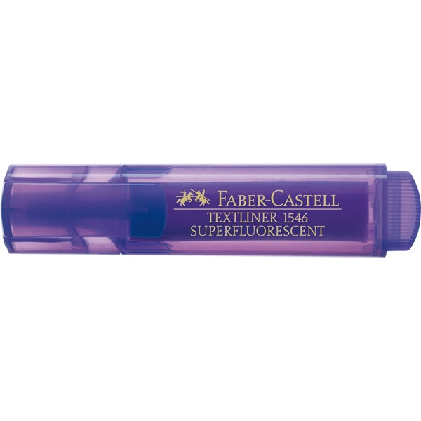 Faber-Castell Textmarker Violett – Keilspitze, 1–5 mm, nachfüllbar