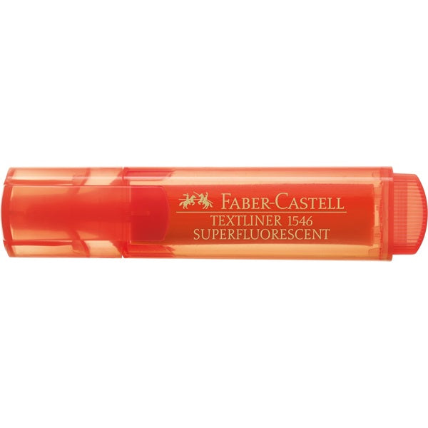 Faber-Castell Textmarker Orange – Keilspitze, 1–5 mm, nachfüllbar