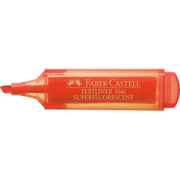 Faber-Castell Textmarker Orange – Keilspitze, 1–5 mm, nachfüllbar