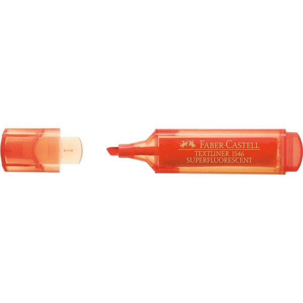 Faber-Castell Textmarker Orange – Keilspitze, 1–5 mm, nachfüllbar
