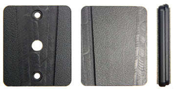 Brodit Montageplatte, 50×42×5 mm – Schwarz