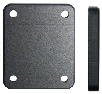 Brodit Montageplatte, AMPS Vorgebohrt, 42 × 50 × 7 mm