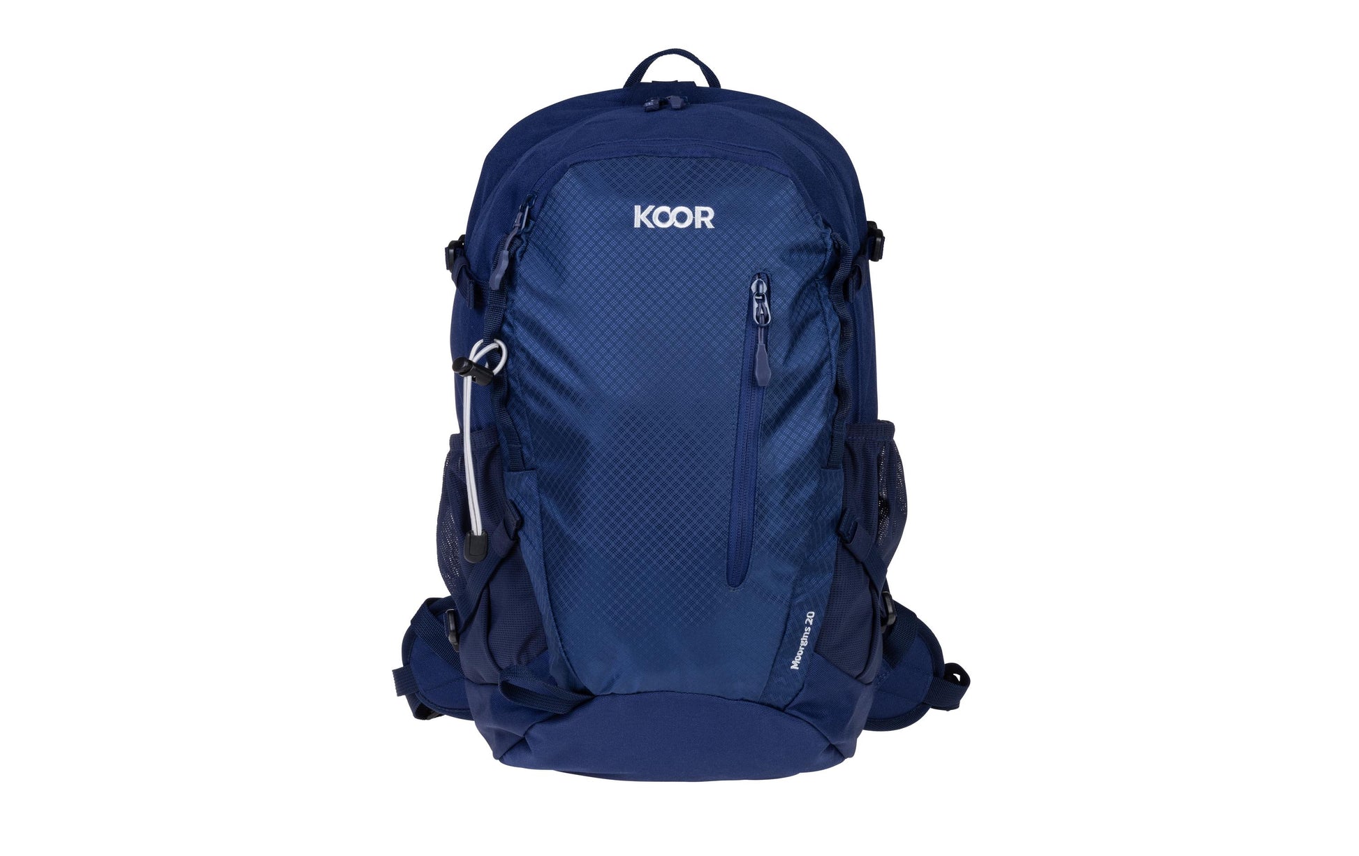 KOOR Wanderrucksack – 20 l, Nylon, Blau, Regenhülle