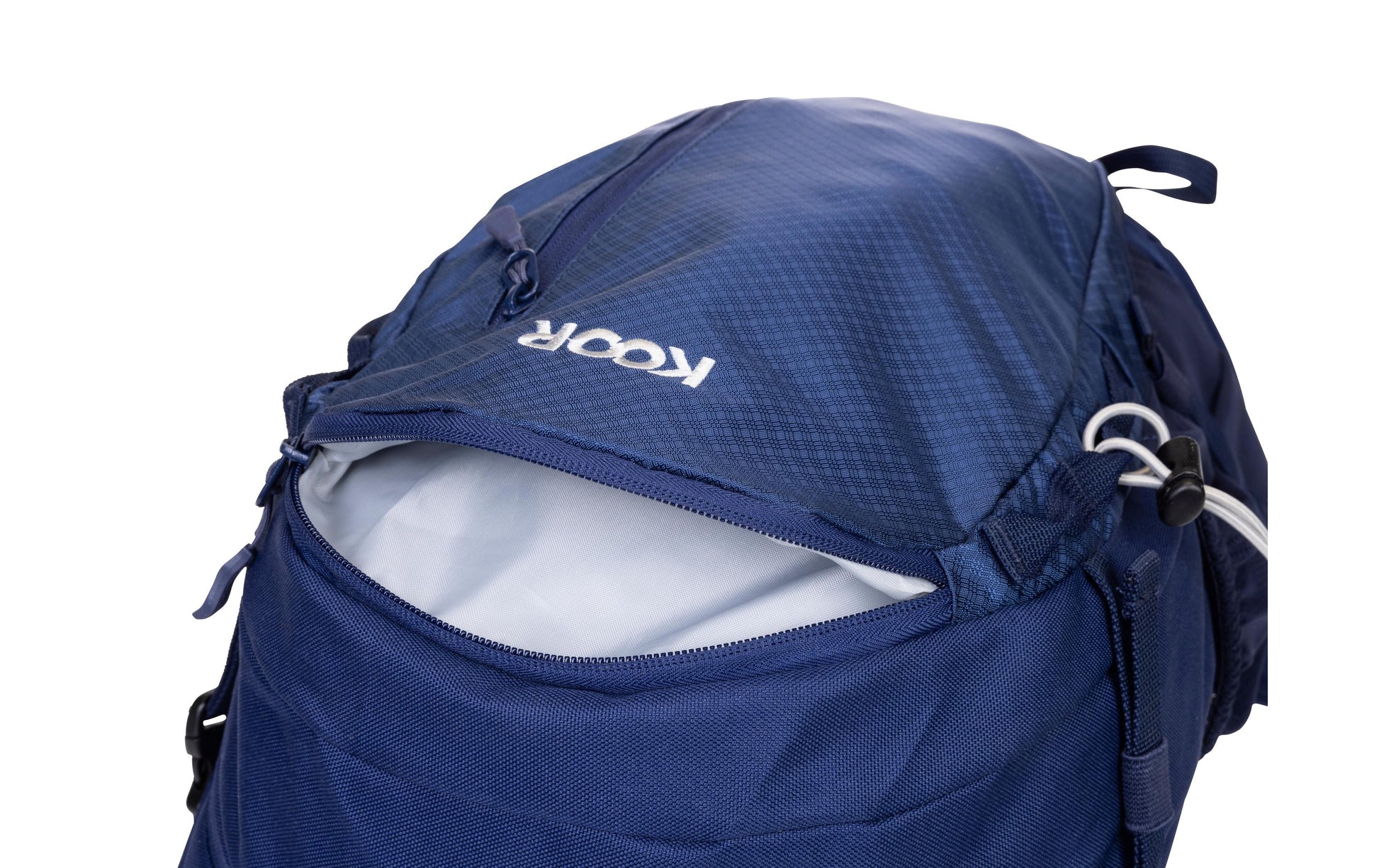 KOOR Wanderrucksack – 20 l, Nylon, Blau, Regenhülle