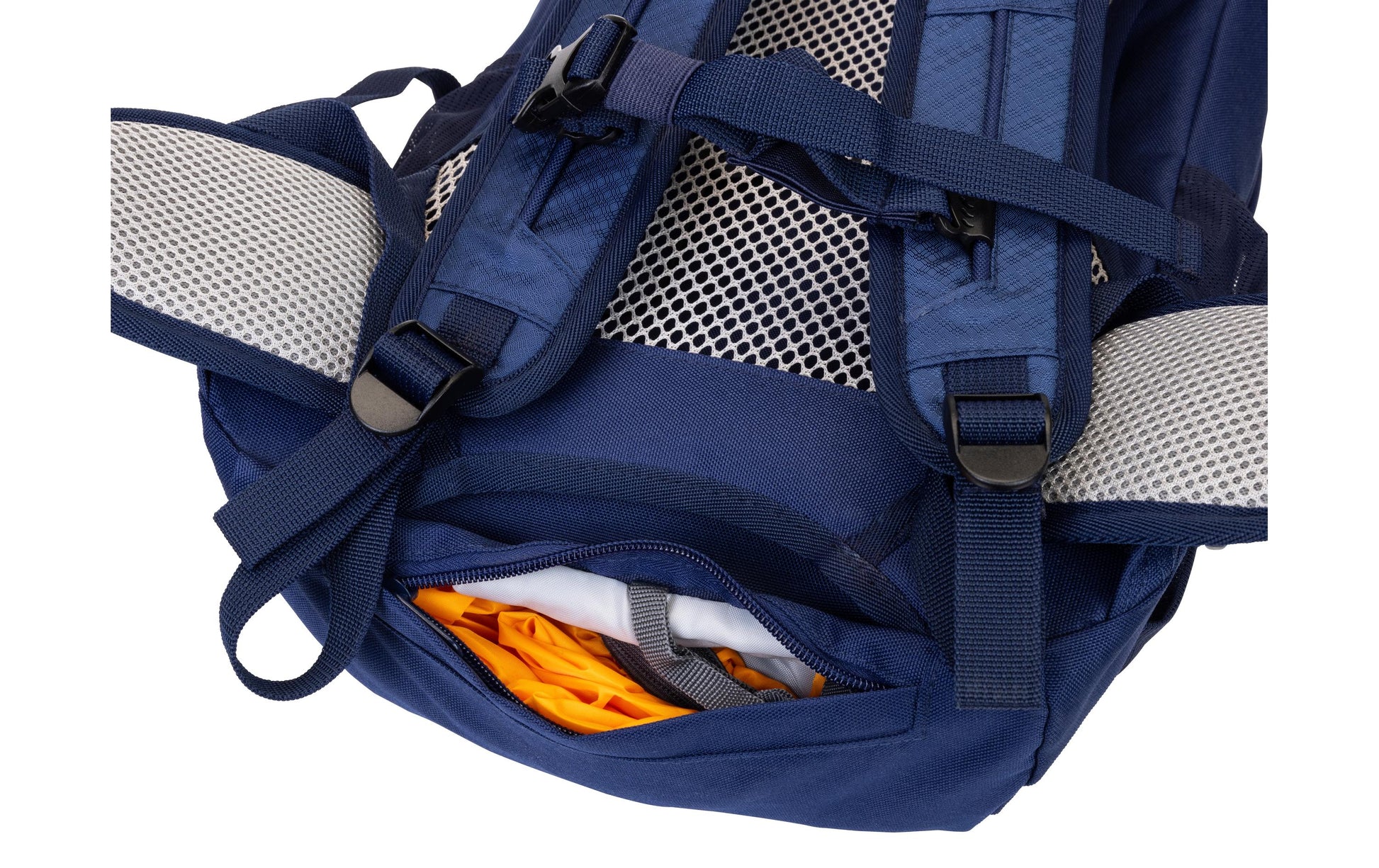 KOOR Wanderrucksack – 20 l, Nylon, Blau, Regenhülle