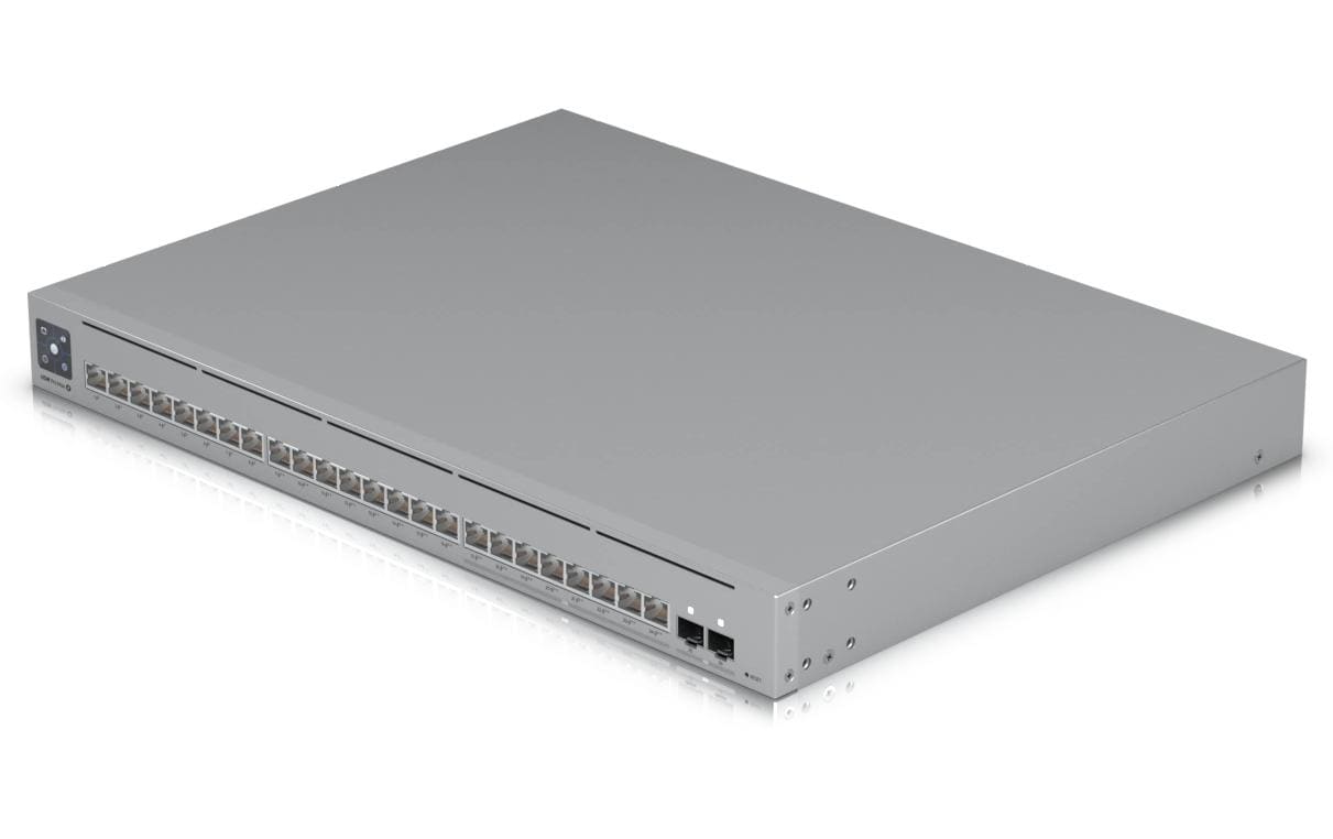 Ubiquiti USW-Pro-Max-24-PoE – Managed Switch – 24×2.5G, 2×SFP+, L3, PoE++ 400 W, 1U