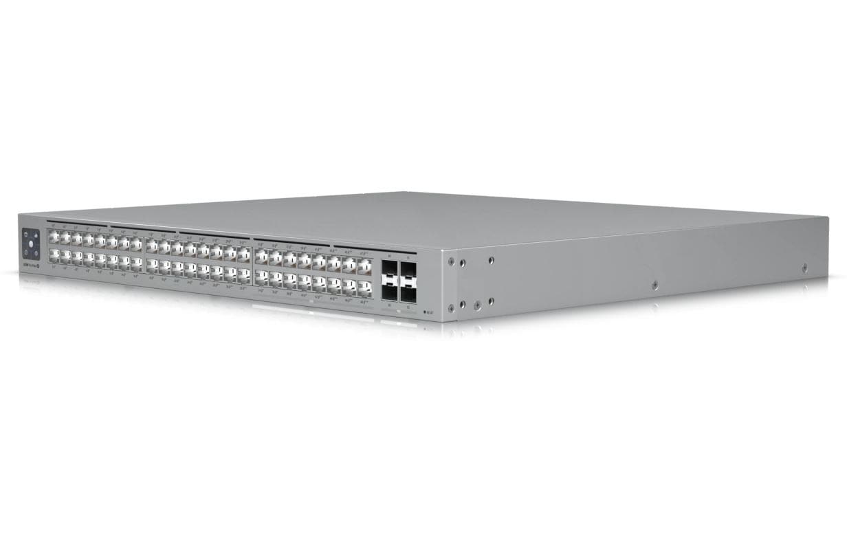 Ubiquiti UniFi Pro Max 48 – Managed Switch – 32×GbE, 16×2.5G, 4×SFP+, L3, PoE+/PoE++ 720 W, 1U, 19" Rack
