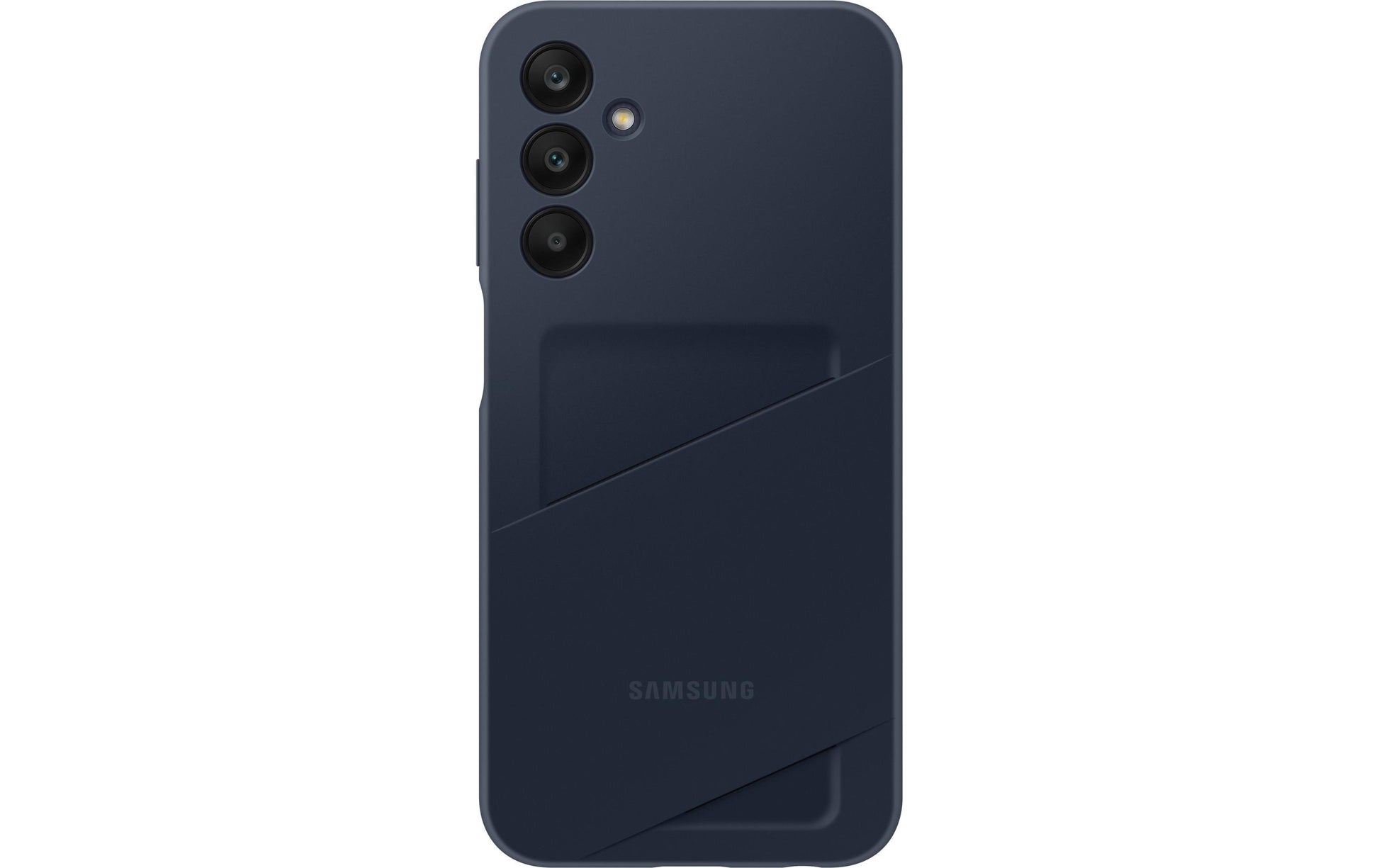 Samsung Backcover – für Samsung Galaxy A25 5G, mit Kartenfach, TPU, Schwarz/Blau, kratzresistent