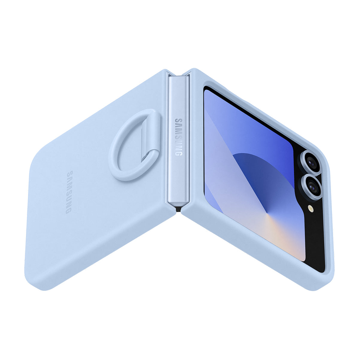 Samsung Backcover – für Samsung Galaxy Z Flip6 – blau – Silikon