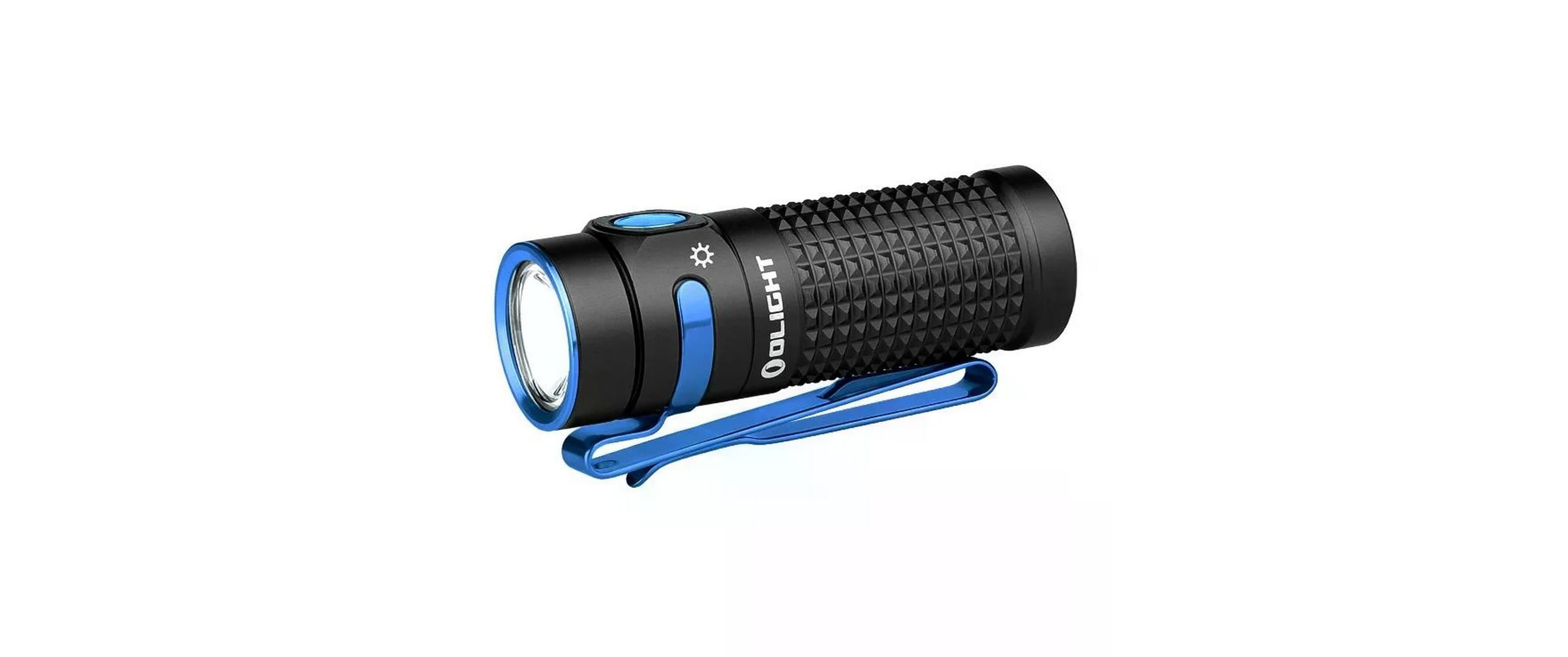 Olight Taschenlampe Baton 4 – 1300 lm, 170 m, IPX8, Akku, 5 Stufen – Schwarz