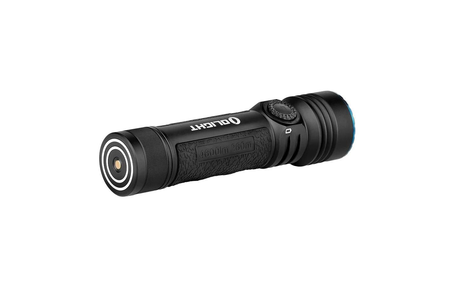 Olight Taschenlampe Seeker 4 Pro – 4600 lm, 260 m, IPX8, Akku 5000 mAh, 5 Stufen – Schwarz