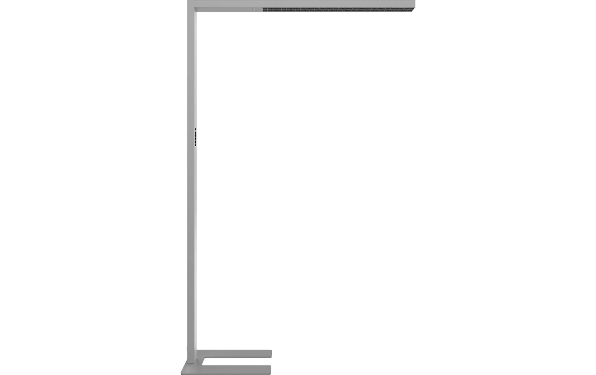 Hybriqs Stehleuchte Hybrid Light Four HCL – 202,8 cm, 13'500 lm, 100 W, 2700–5000 K, dimmbar, silber, Touch