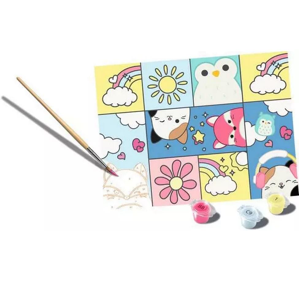 Ravensburger CreArt – Malen-nach-Zahlen-Set – Squishmallows – 24 × 18 cm – ab 12 Jahren